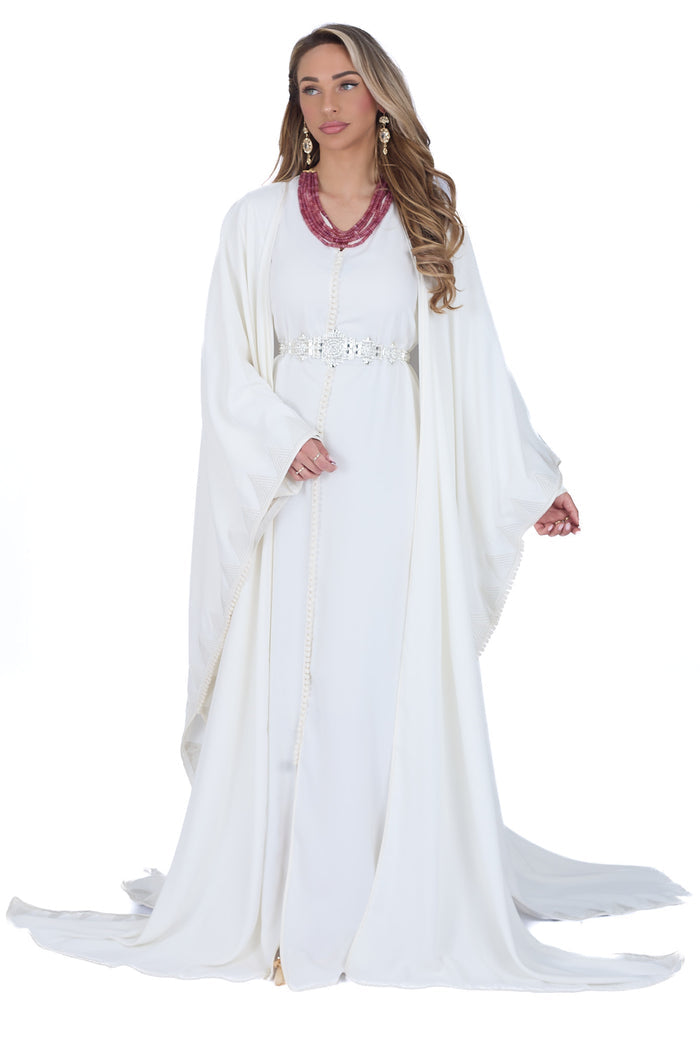 Caftan Fatin Brokenwhite