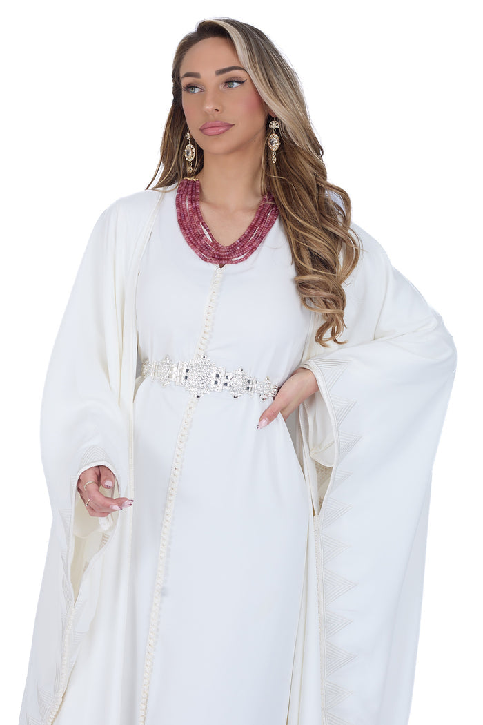 Caftan Fatin Brokenwhite