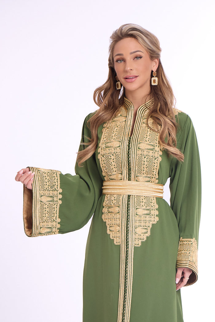 Caftan Haya Olivegreen