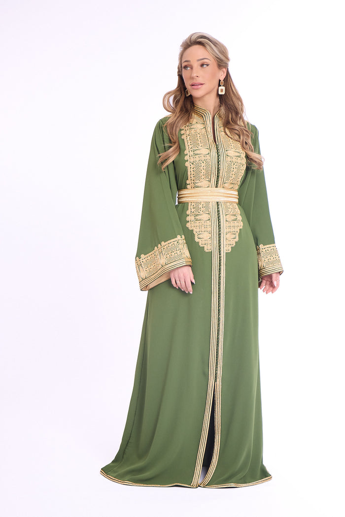 Caftan Haya Olivegreen