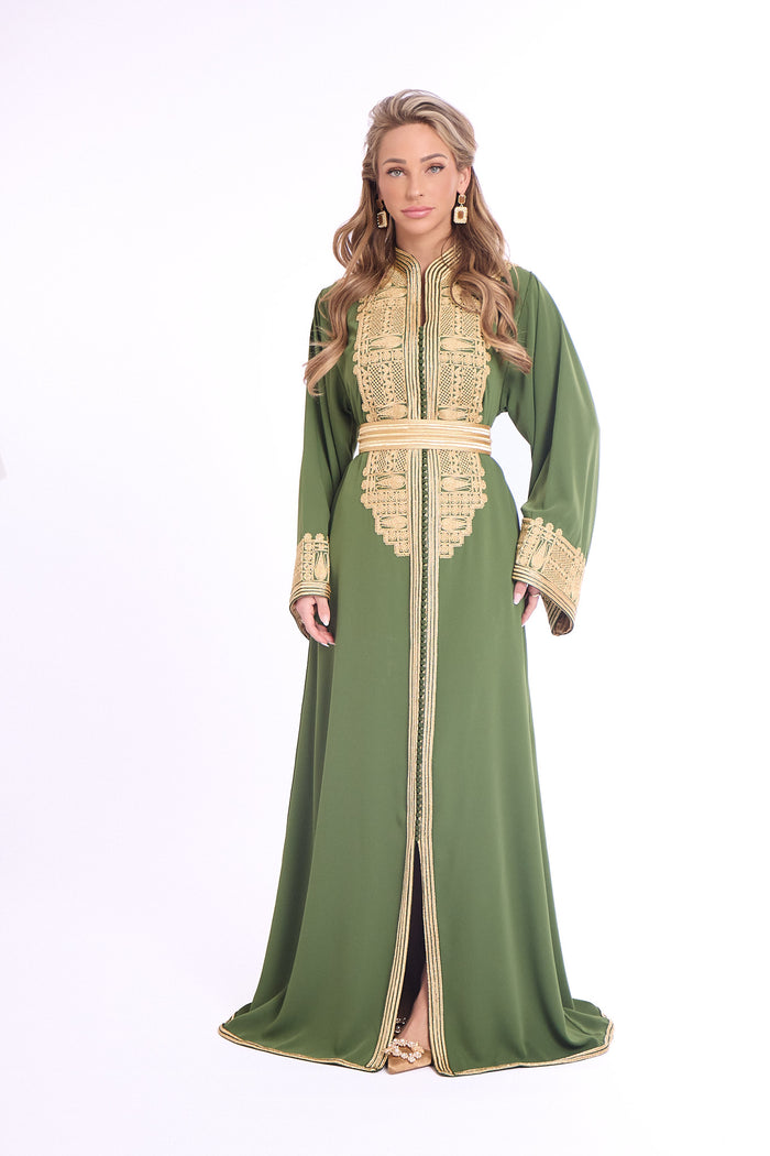 Caftan Haya Olivegreen