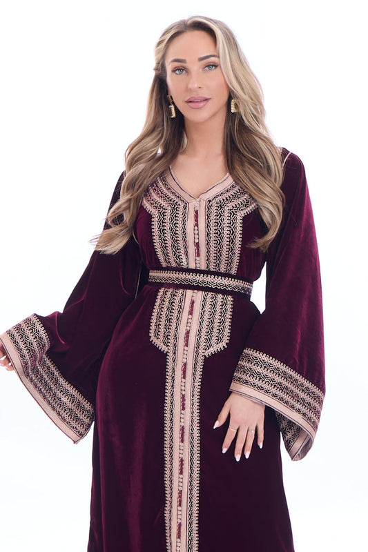 Caftan Huda Pomegrante