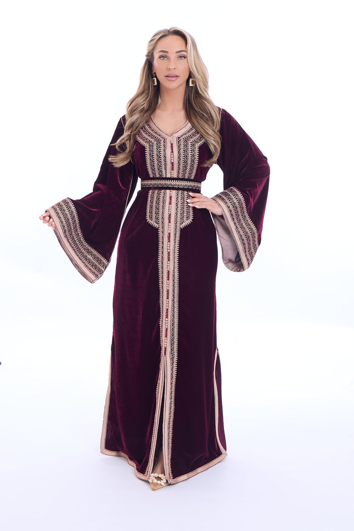Caftan Huda Pomegrante