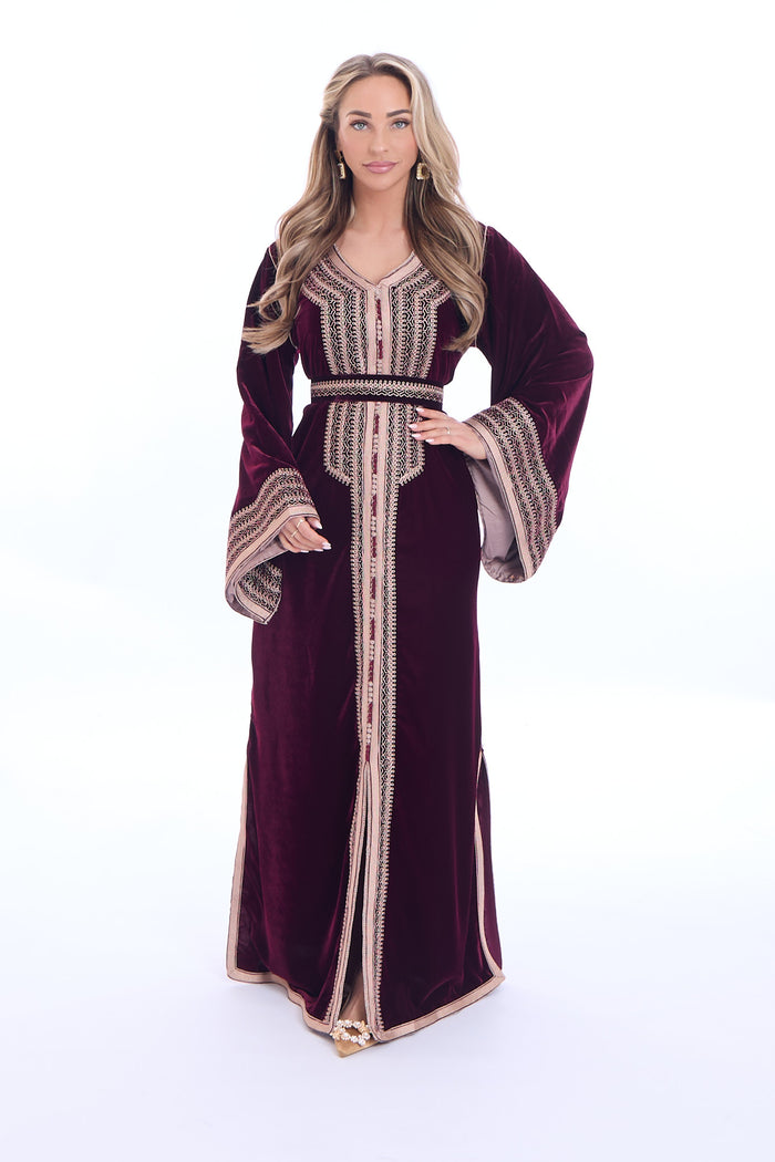 Caftan Huda Pomegrante