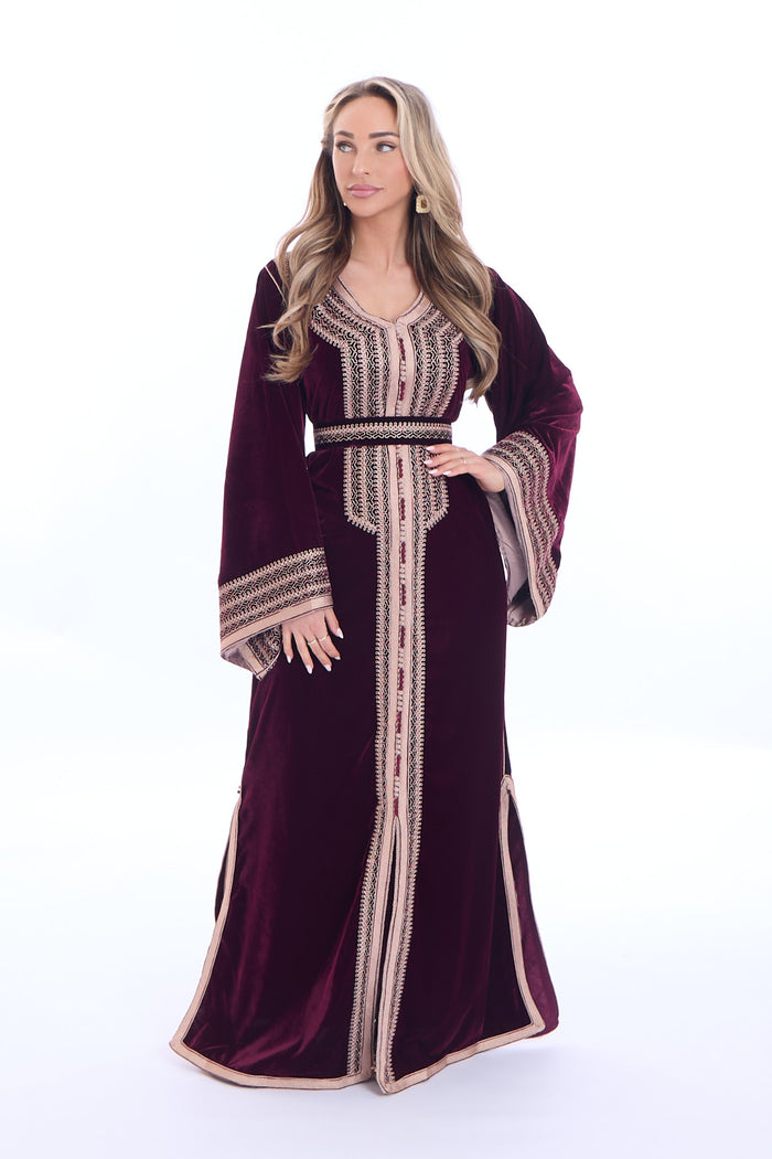 Caftan Huda Pomegrante