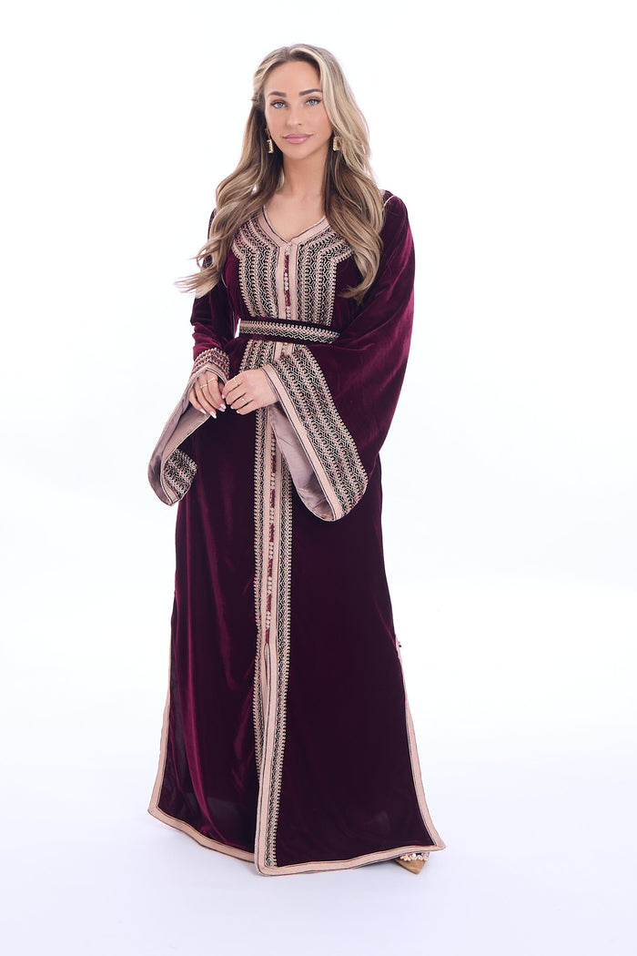 Caftan Huda Pomegrante