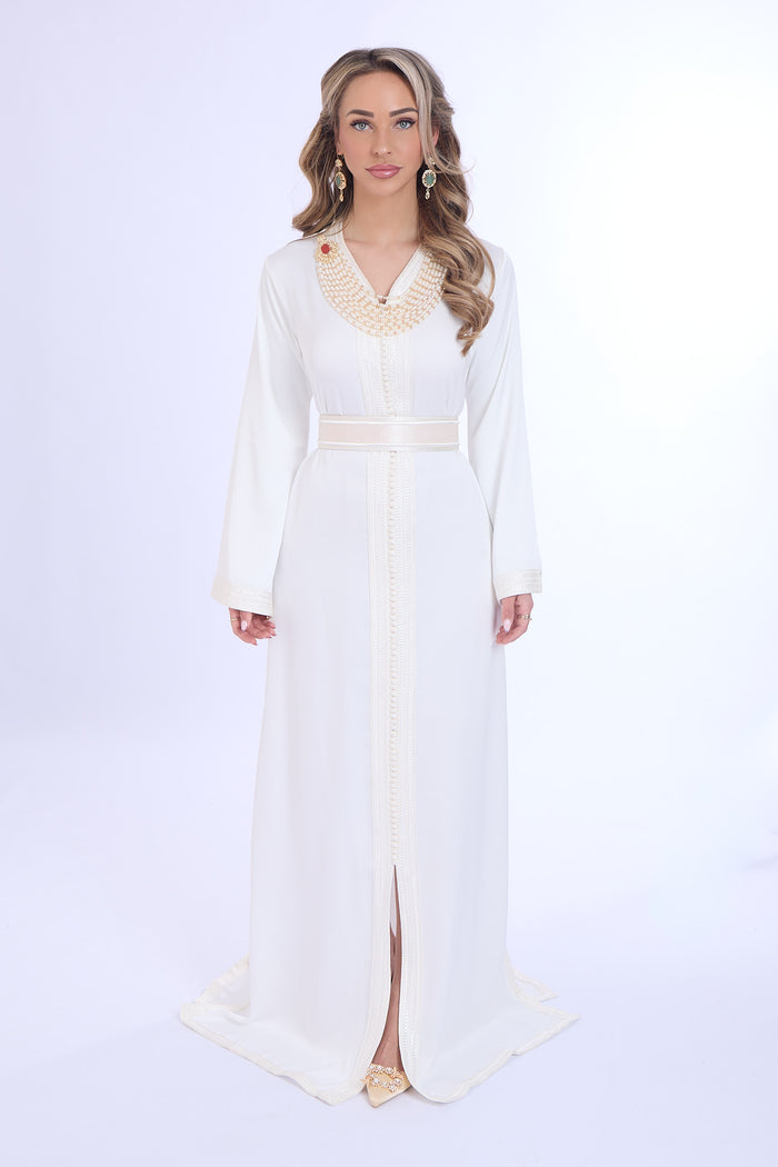 Caftan Imaan White
