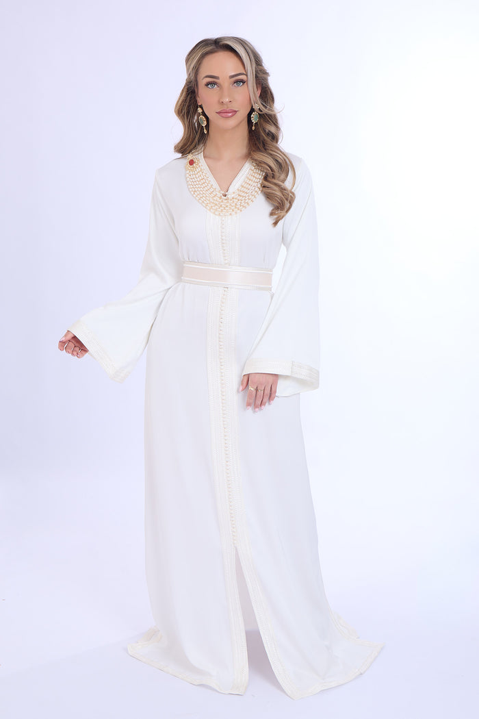 Caftan Imaan White