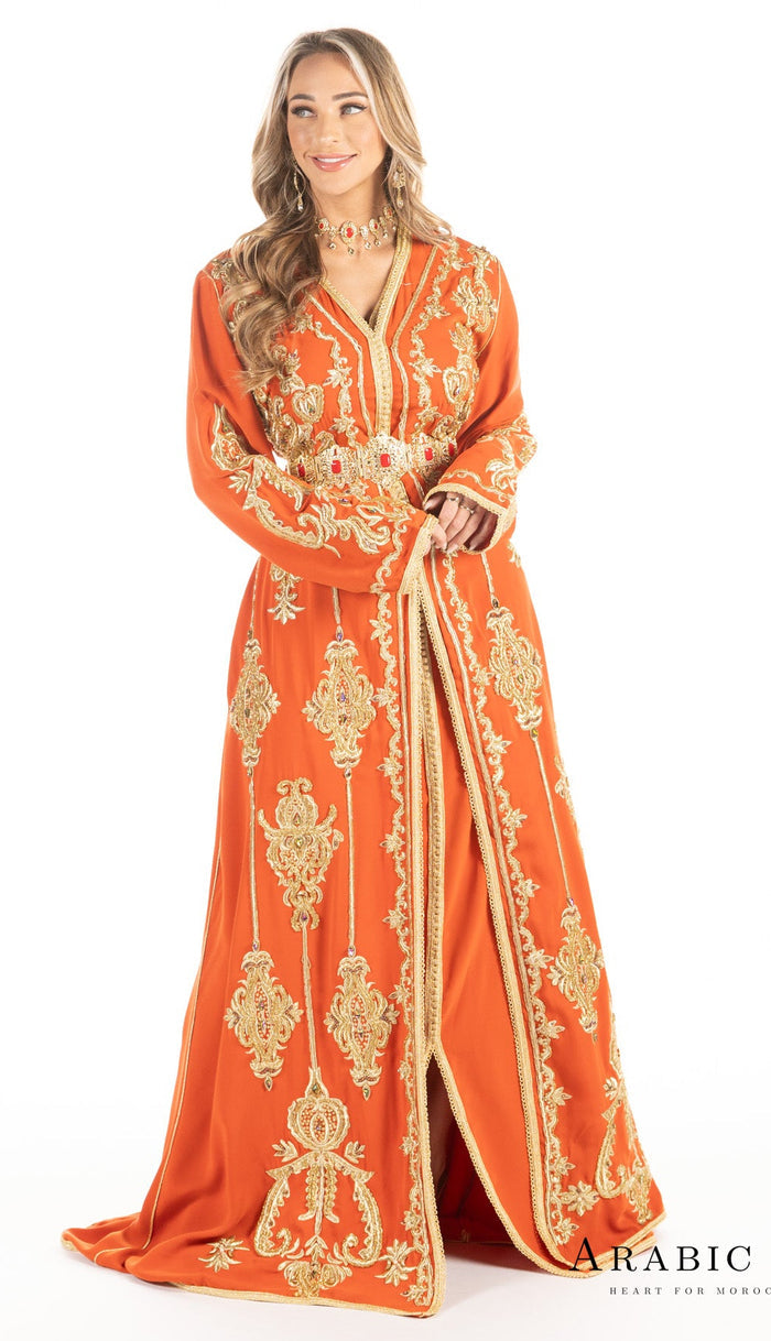 Caftan karma Orange