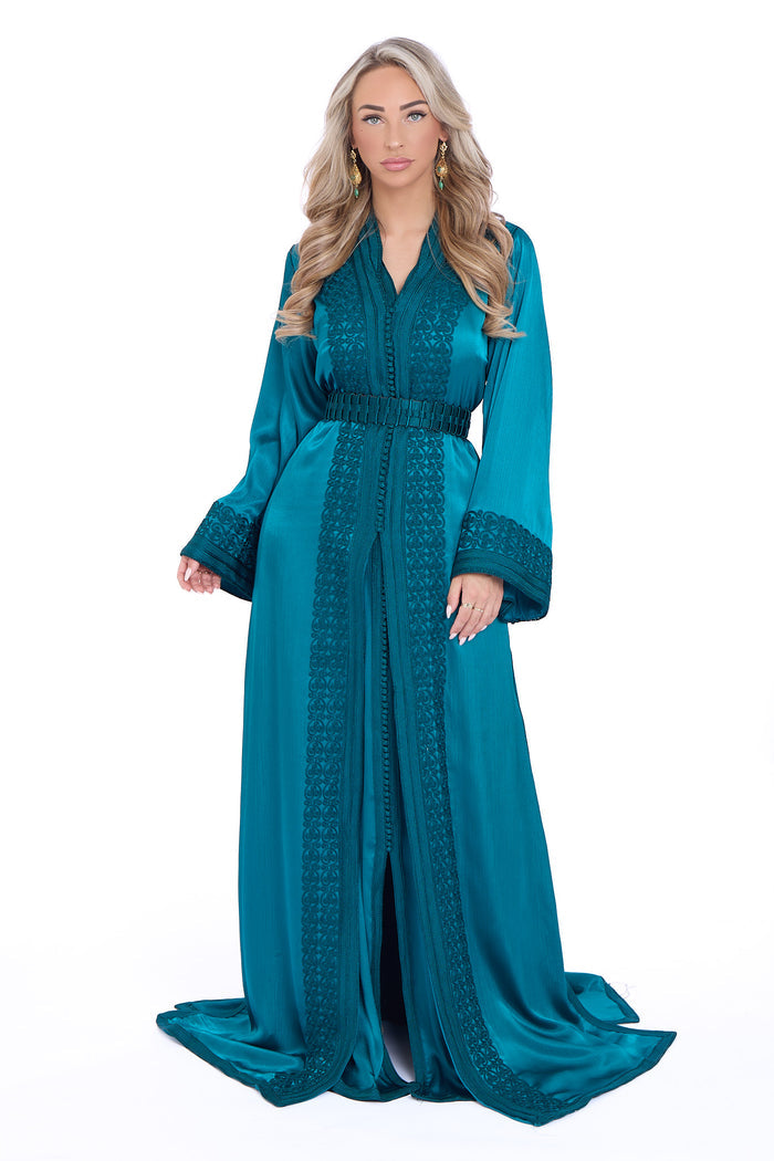 Caftan Layan Blue Petrol