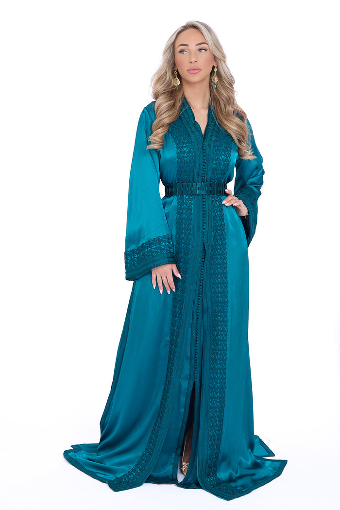 Caftan Layan Blue Petrol
