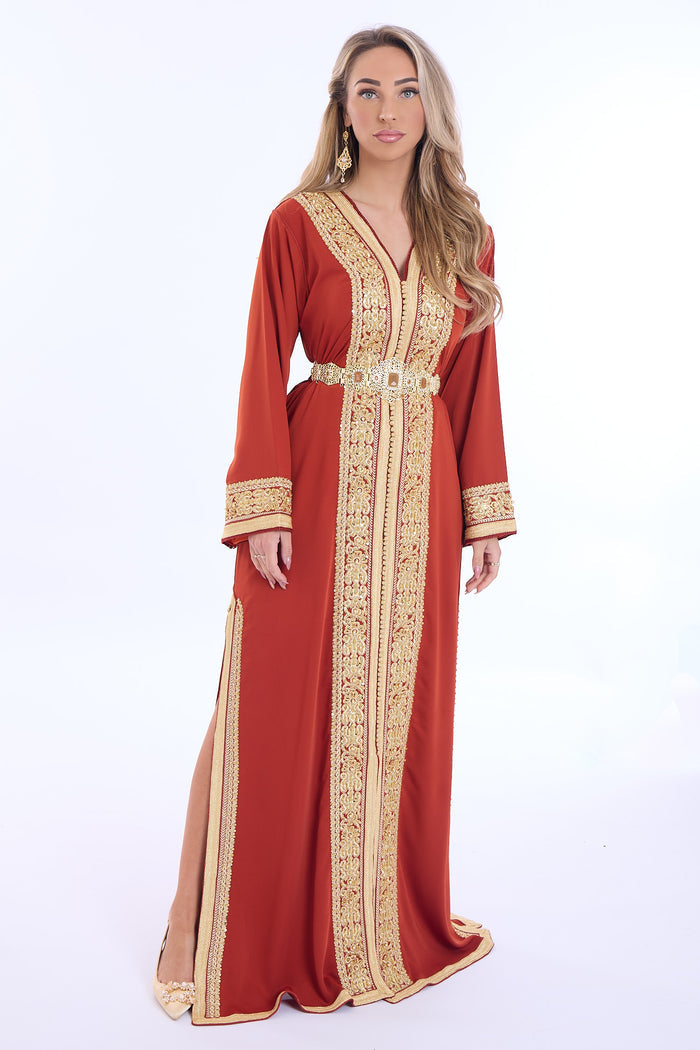 Caftan  Lina Orange