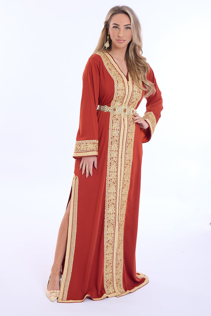 Caftan  Lina Orange