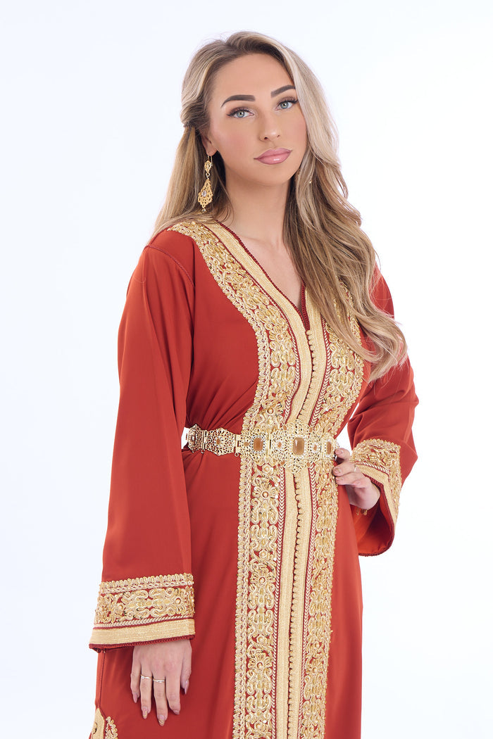 Caftan  Lina Orange