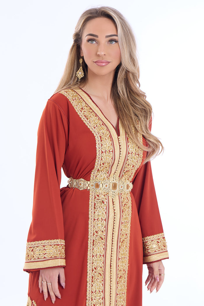 Caftan  Lina Orange