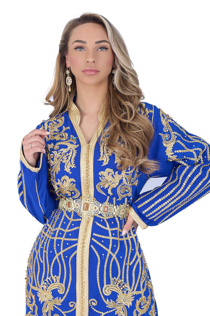Caftan Liyana Royalblue