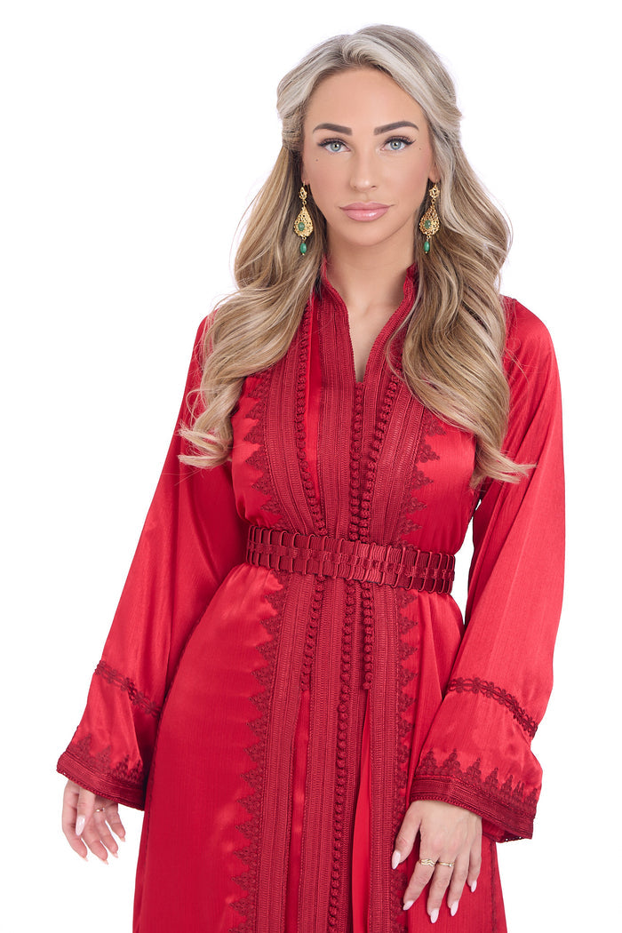 Caftan Mervat Red