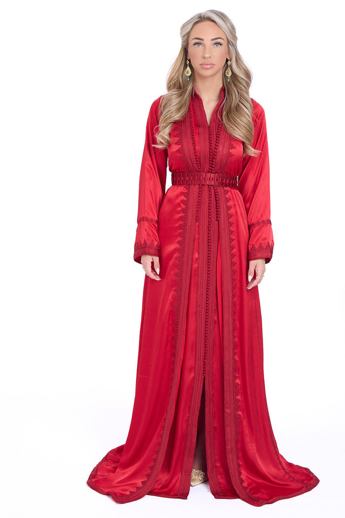 Caftan Mervat Red