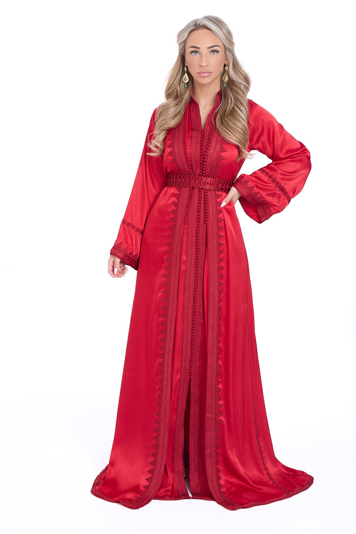Caftan Mervat Red