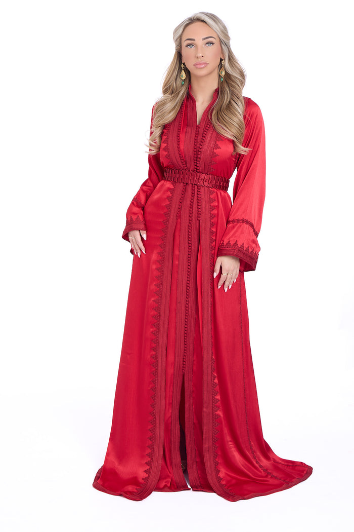 Caftan Mervat Red