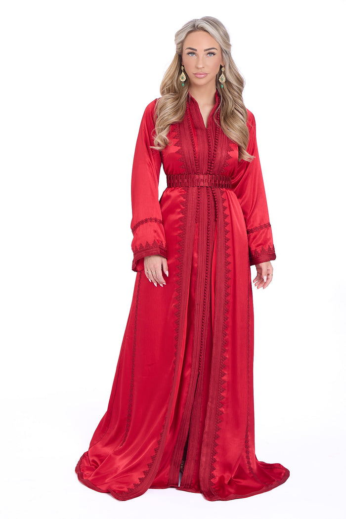Caftan Mervat Red