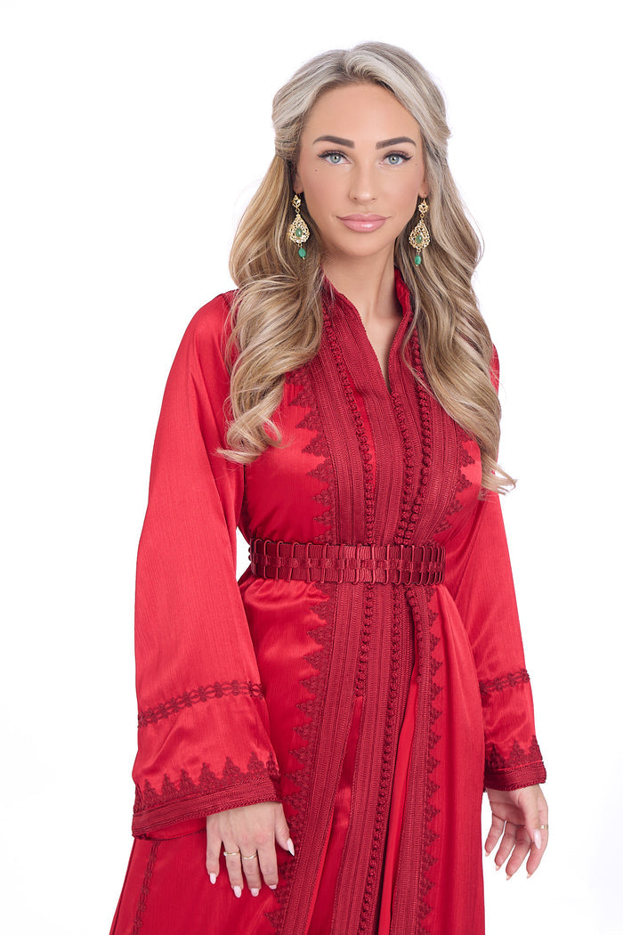 Caftan Mervat Red