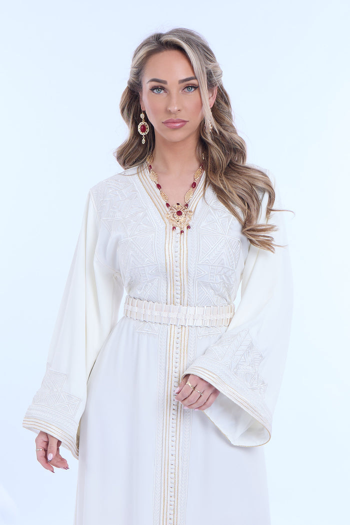 Caftan Nadine Brokenwhite