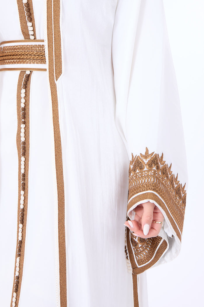 Caftan Narjis White