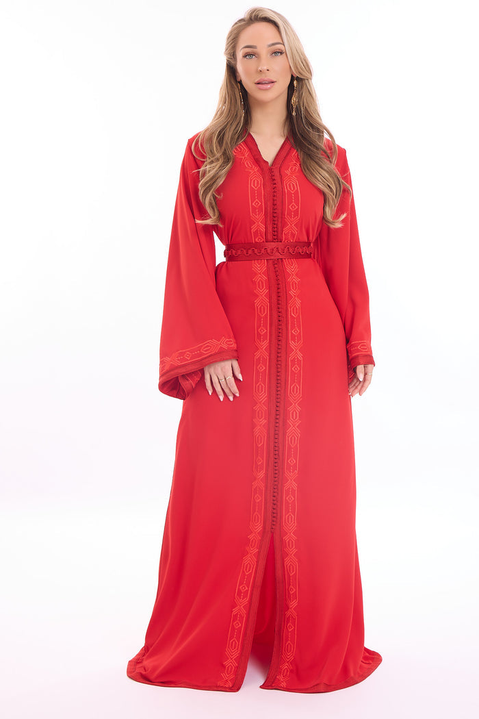 Caftan Ria Red