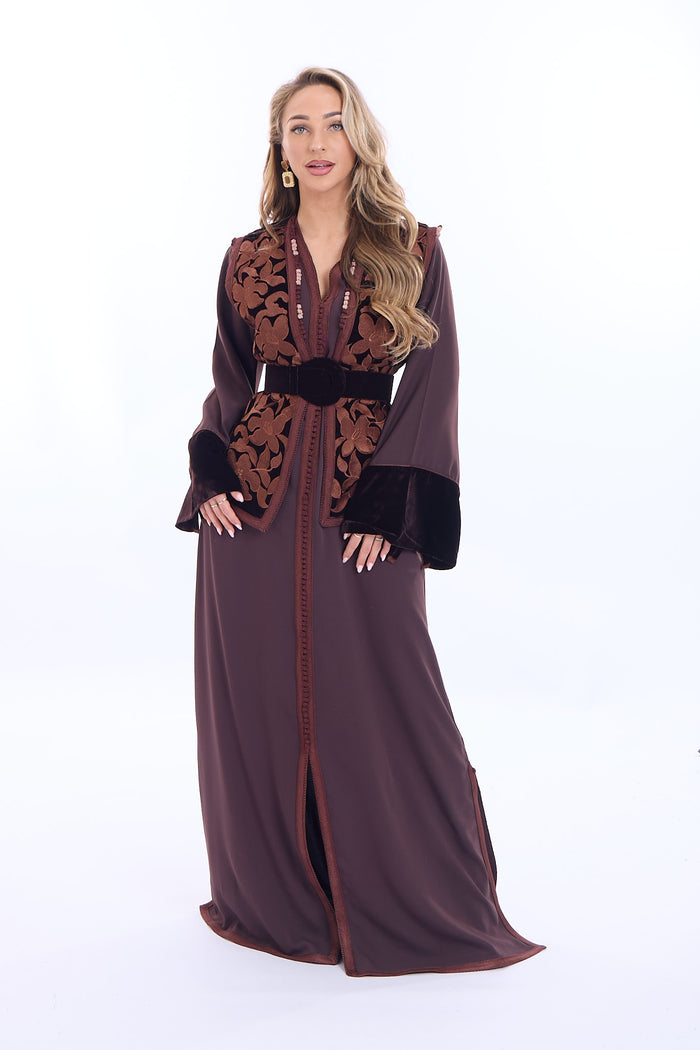 Caftan Solana Brown
