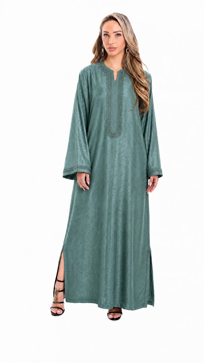 Caftan Zeyneb Darkseagreen