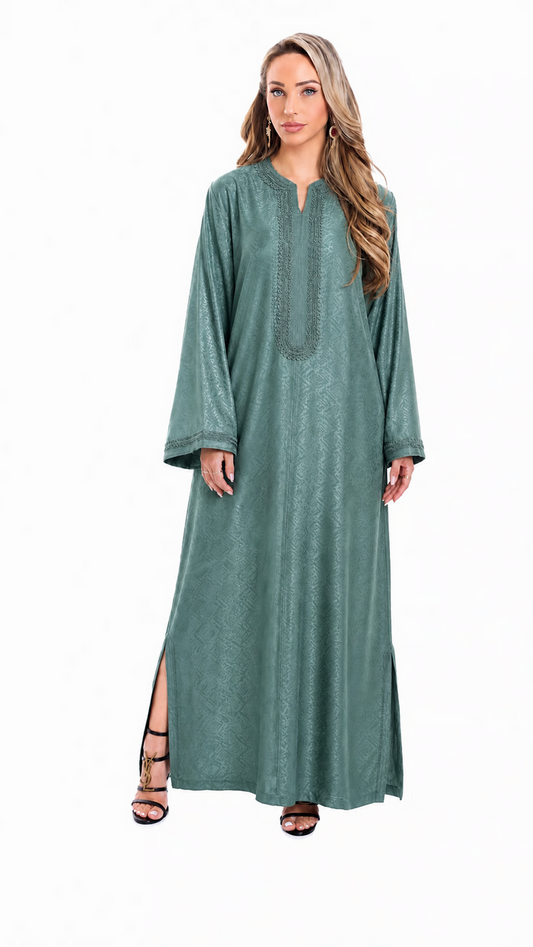Caftan Zeyneb Darkseagreen