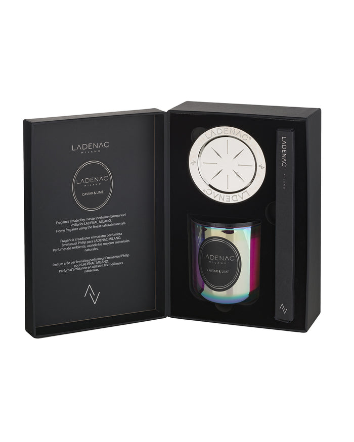 Candle in Jar URBAN SENSES 500gr Grey Boisee Chic 4.72 x 6.5 x 10.83 in