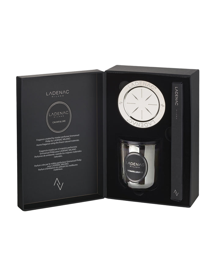Candle in Jar URBAN SENSES 500gr Grey Boisee Chic 4.72 x 6.5 x 10.83 in