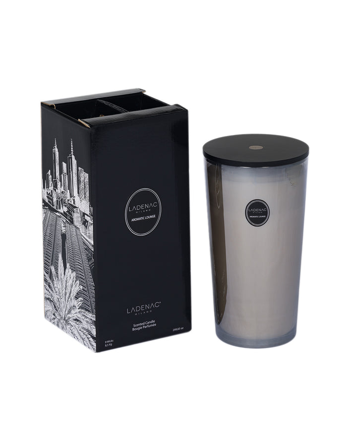 Candle in Jar URBAN SENSES 8500gr Rose Fleurs de Fruit 9.45 x 9.25 x 19.69 in