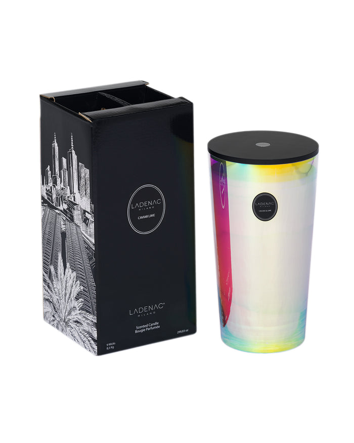 Candle in Jar URBAN SENSES 8500gr Rose Fleurs de Fruit 9.45 x 9.25 x 19.69 in