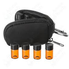Case: Aromatherapy sample vial Keychain Case.