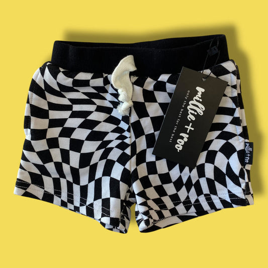 Checkered Millie + roo NWT, 6-12m