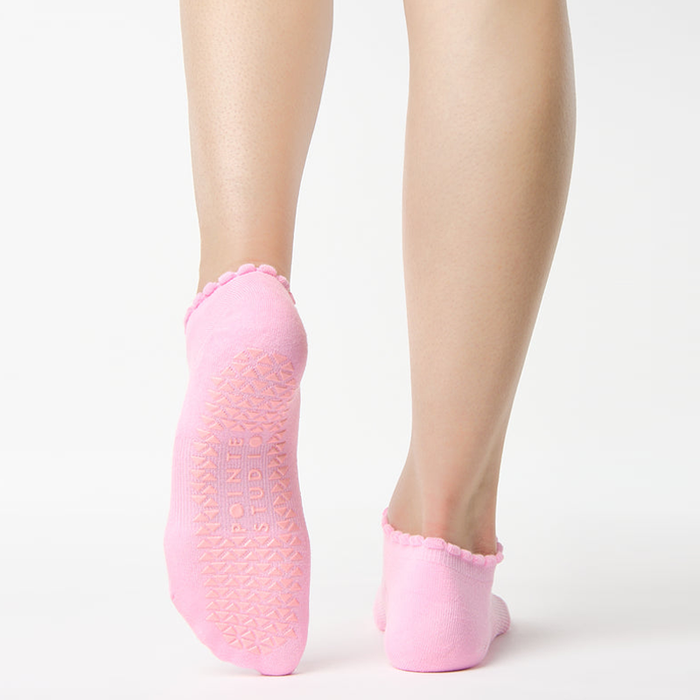 Cherry Full Foot Grip Sock