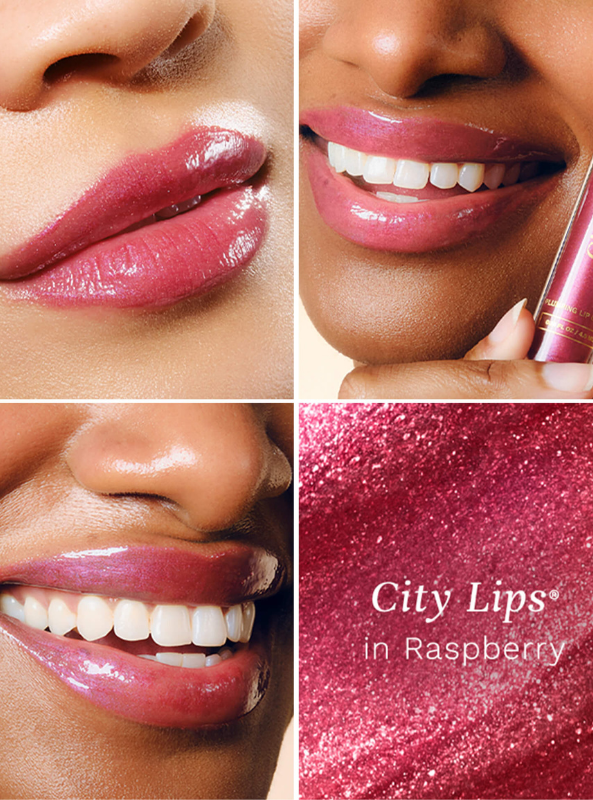 City Lips Plumping Gloss- Raspberry - Tres Chic Boutique