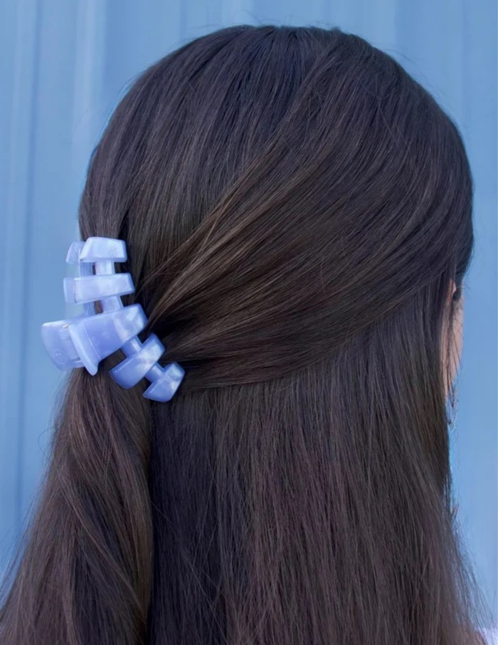 Classic Small Hair Clip- Blue Lagoon