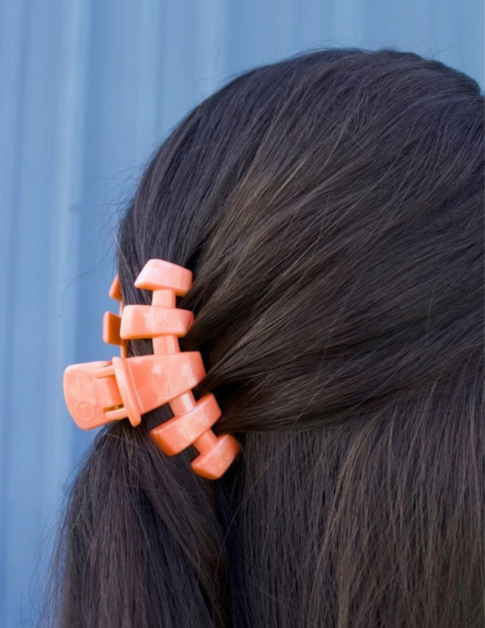 Classic Small Hair Clip- Dreamsicle