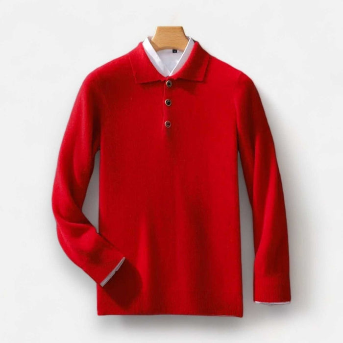 Cold season pure wool sweater - AntoniosClothing - Sky blue