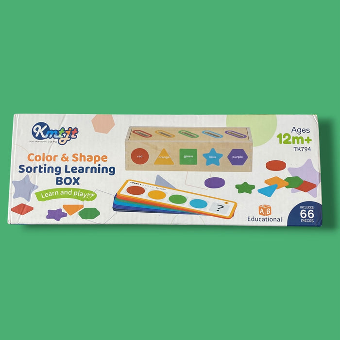 Colour & Shape sorting box