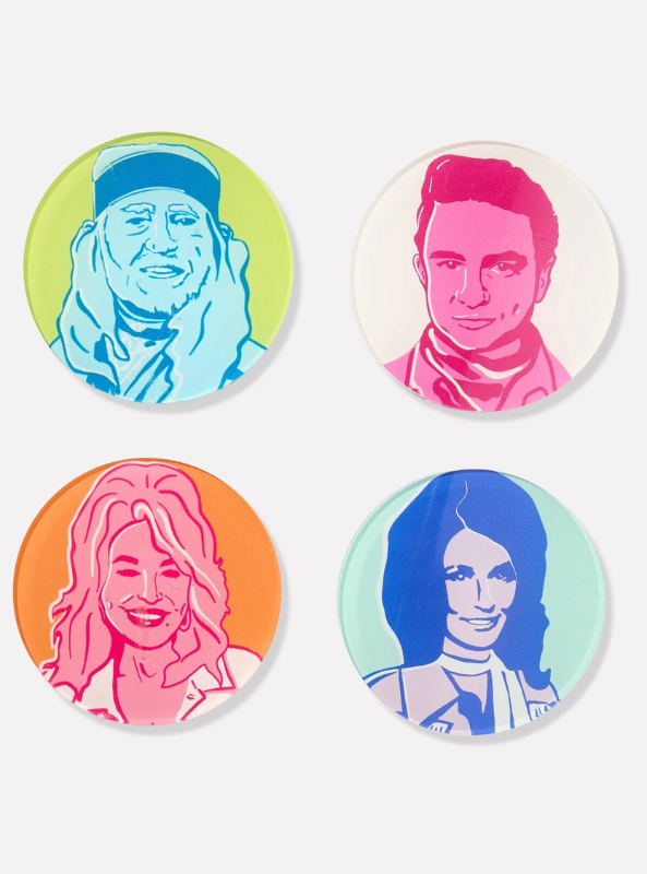 Country Legends Coaster Set