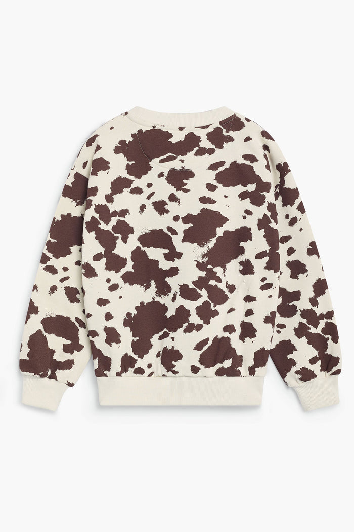 Cow Print Sweatshirt