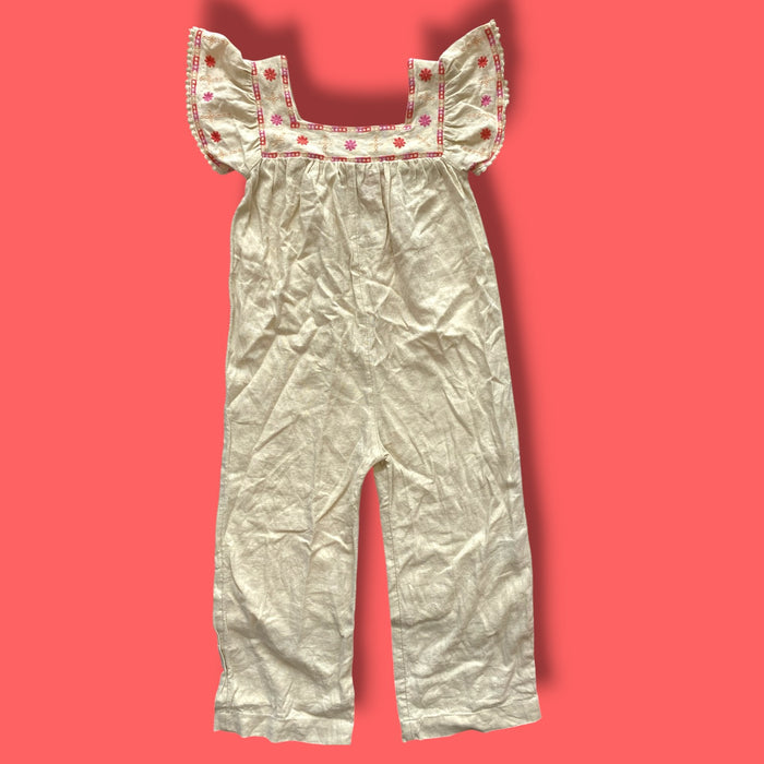 cream old navy romper, 5y