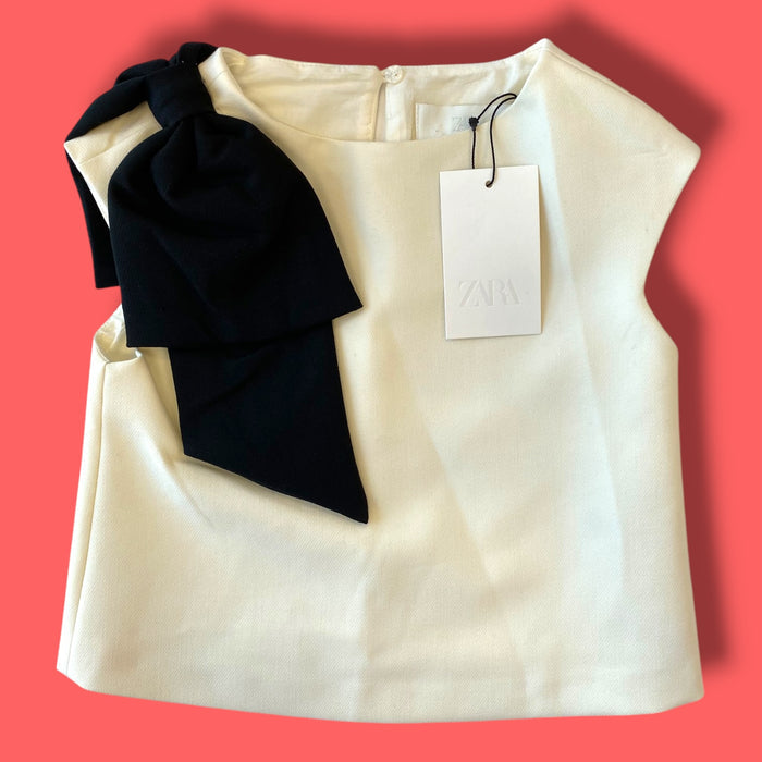 Cream/Black Zara NWT, 8-9Y