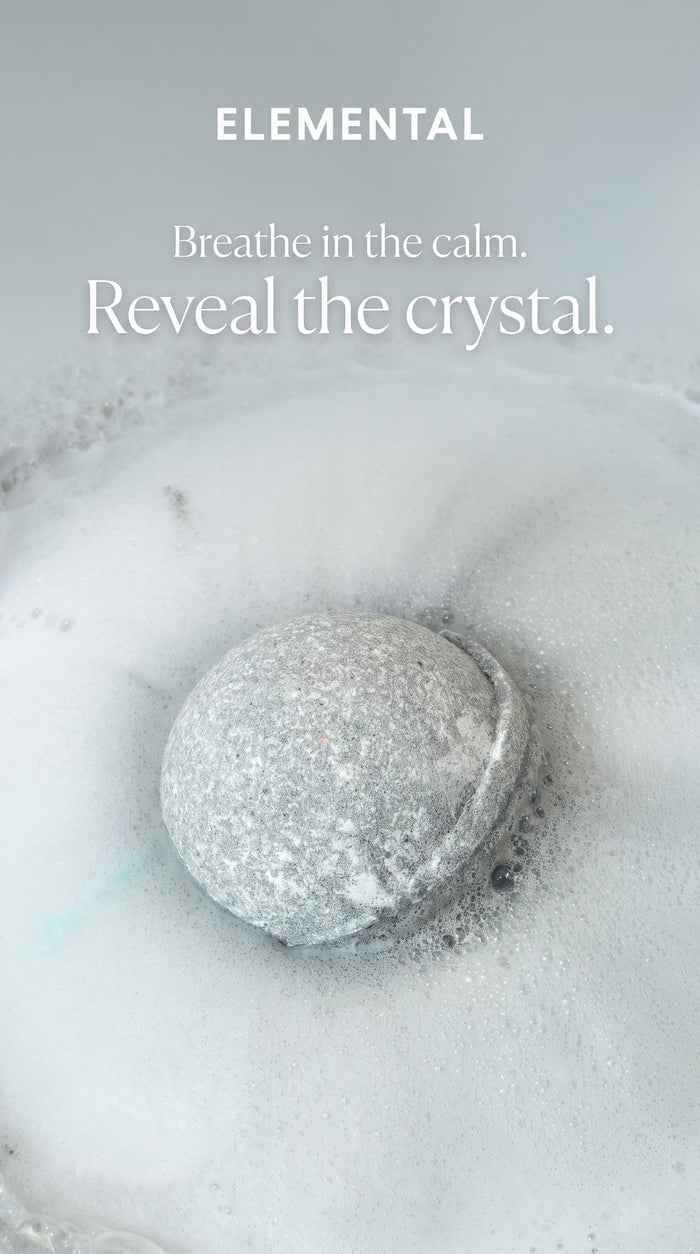 Crystal Bath Bomb Wind & Air Hidden Gemstone