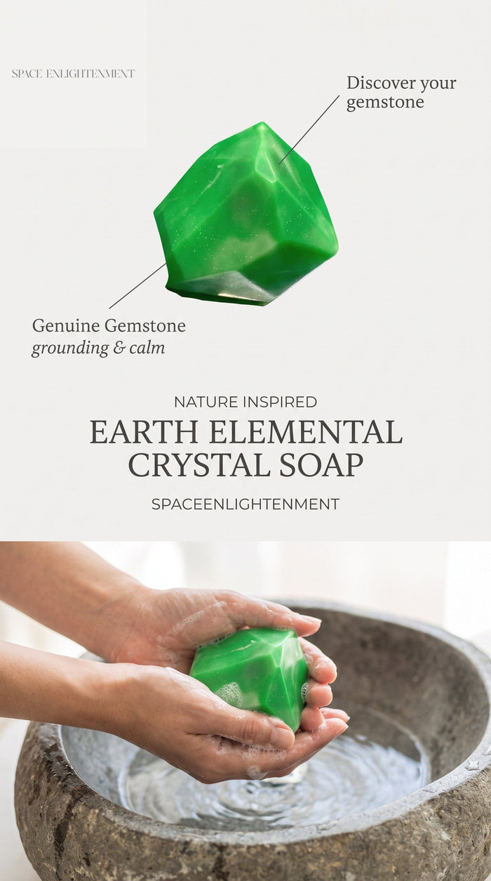 Crystal Soap Earth Hidden Gemstone